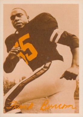 1969 Tresler Comet Bengals Frank Buncom # Football Card