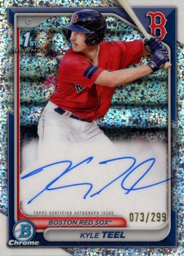 2024 Bowman Chrome Prospect Autographs Kyle Teel #CPAKT Baseball Card