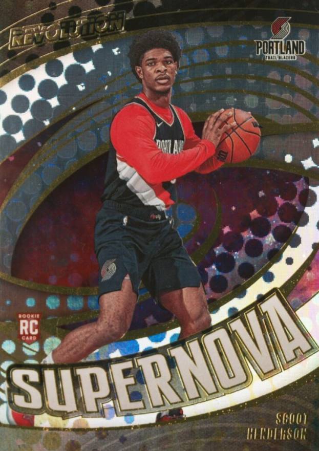 2023 Panini Revolution Supernova Scoot Henderson #9 Basketball Card