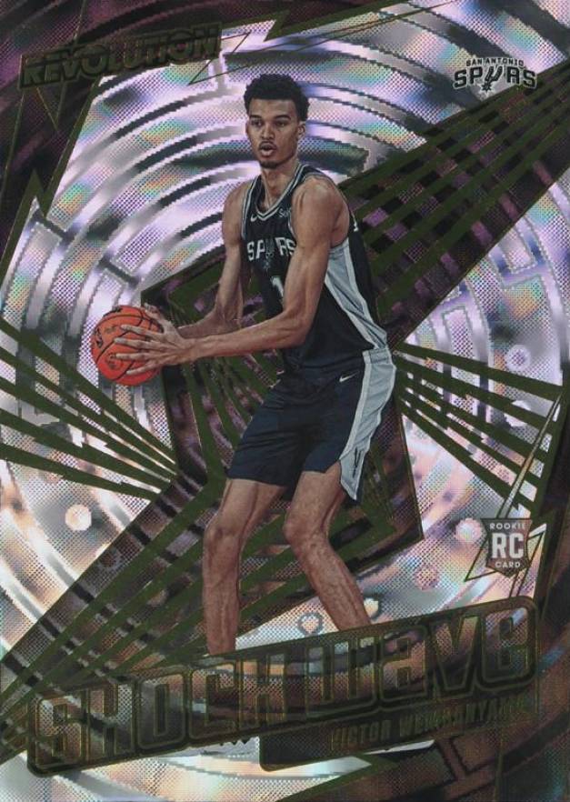 2023 Panini Revolution Shock Wave Victor Wembanyama #15 Basketball Card