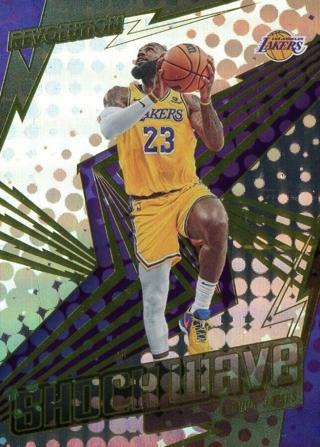 2023 Panini Revolution Shock Wave LeBron James #6 Basketball Card