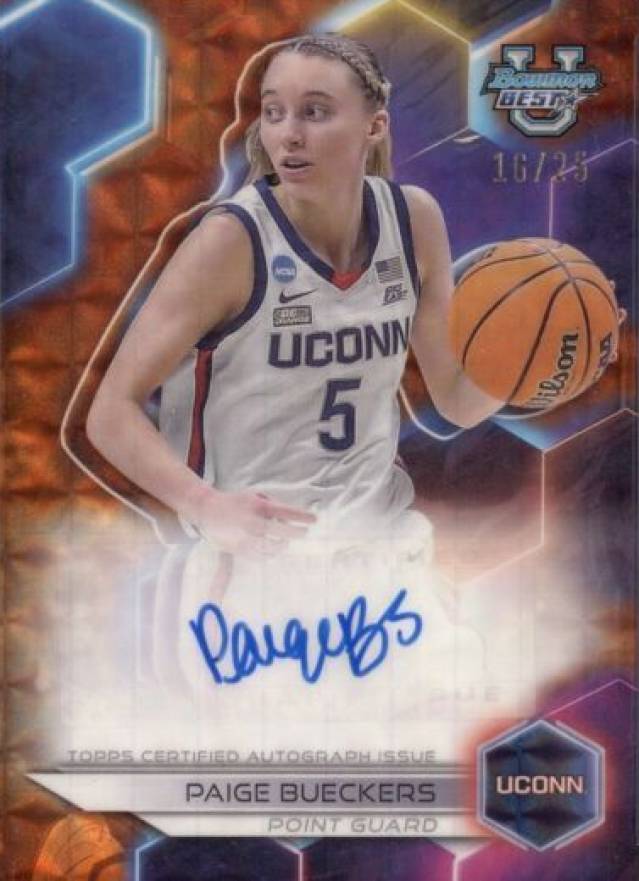 2023 Bowman University Best Best of 2023 Autographs Paige Bueckers #B23PB Basketball Card