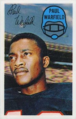 1970 Kellogg's Paul Warfield #21 Football Card