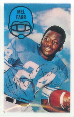 1970 Kellogg's Mel Farr #22 Football Card