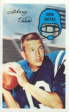 1970 Kellogg's Johnny Unitas #55 Football Card