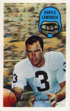 1970 Kellogg's Daryle Lamonica #47 Football Card