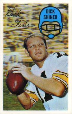 1970 Kellogg's Dick Shiner #45 Football Card