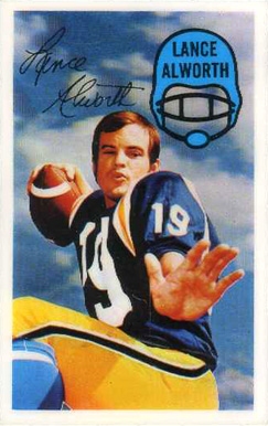 1970 Kellogg's Lance Alworth #40 Football Card