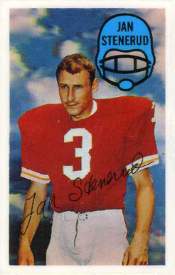 1970 Kellogg's Jan Stenerud #20 Football Card