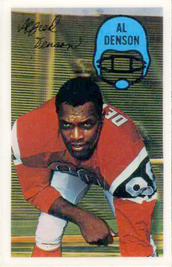 1970 Kellogg's Al Denson #18 Football Card