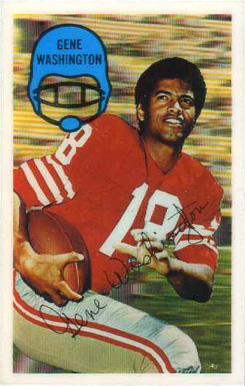 1970 Kellogg's Gene Washington #7 Football Card