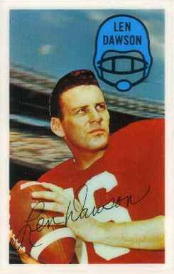 1970 Kellogg's Len Dawson #6 Football Card