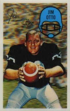 1970 Kellogg's Jim Otto #2 Football Card