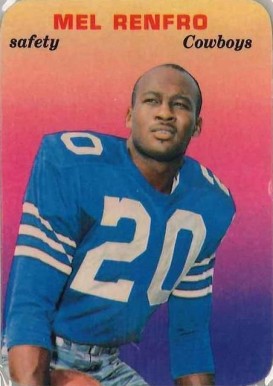 1970 Topps Super Glossy Mel Renfro #6 Football Card