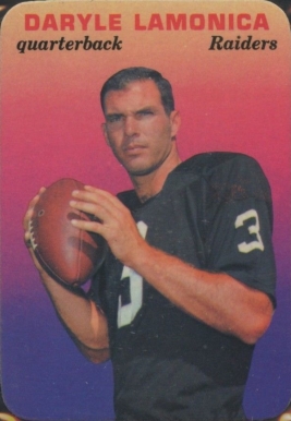 1970 Topps Super Glossy Daryle Lamonica #31 Football Card