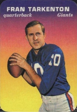 1970 Topps Super Glossy Fran Tarkenton #15 Football Card