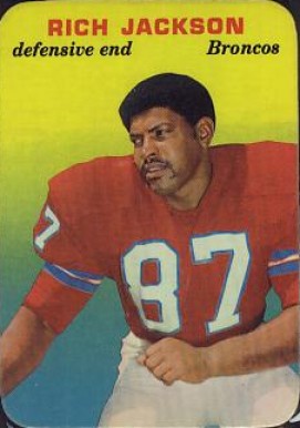 1970 Topps Super Glossy Rich Jackson #25 Football Card