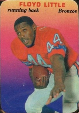 1970 Topps Super Glossy Floyd Little #24 Football Card