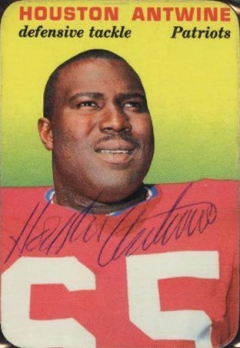 1970 Topps Super Glossy Houston Antwine #21 Football Card