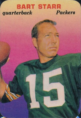 1970 Topps Super Glossy Bart Starr #9 Football Card