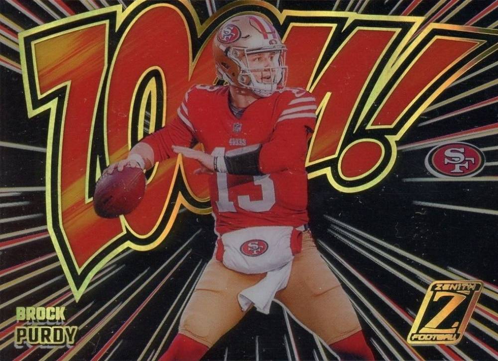 2023 Panini Zenith Zoom! Brock Purdy #14 Football Card