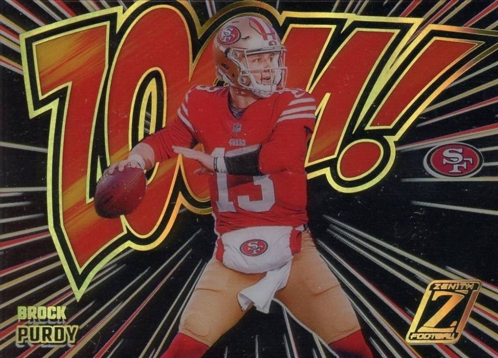 2023 Panini Zenith Zoom! Brock Purdy #14 Football Card