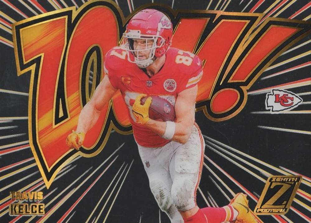 2023 Panini Zenith Zoom! Travis Kelce #20 Football Card