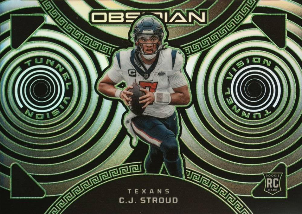 2023 Panini Obsidian Tunnel Vision CJ Stroud #2 Football Card