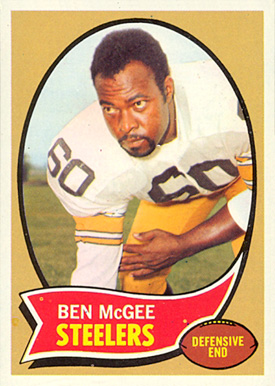 1970 Topps Ben McGee #78 Football Card