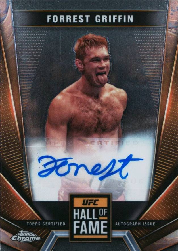 2024 Topps Chrome UFC Hall of Fame Autographs Forrest Griffin #HFAFGR Other Sports Card