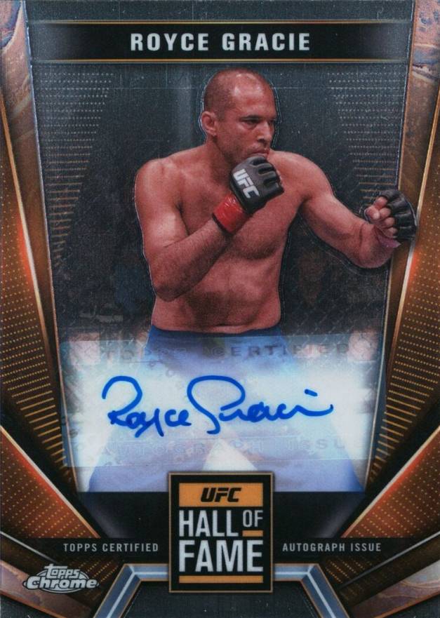 2024 Topps Chrome UFC Hall of Fame Autographs Royce Gracie #HFARGR Other Sports Card