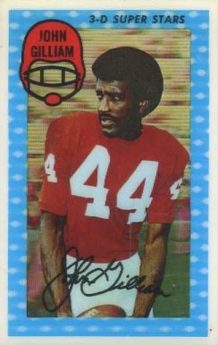 1971 Kellogg's John Gilliam #29 Football Card