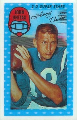 1971 Kellogg's Johnny Unitas #28 Football Card