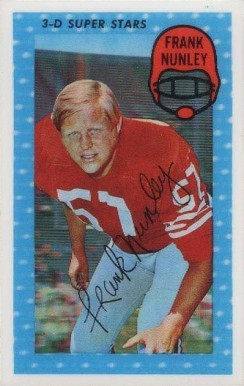 1971 Kellogg's Frank Nunley #3 Football Card