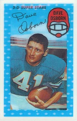 1971 Kellogg's Dave Osborn #60 Football Card