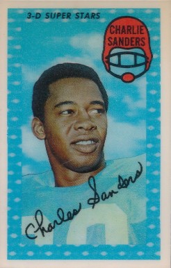 1971 Kellogg's Charlie Sanders #57 Football Card