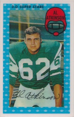 1971 Kellogg's Al Atkinson #53 Football Card