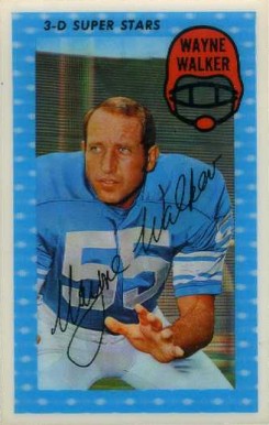 1971 Kellogg's Wayne Walker #43 Football Card