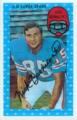 1971 Kellogg's Nick Buoniconti #41 Football Card