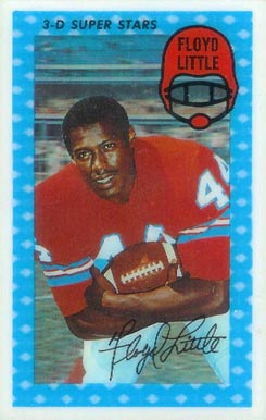 1971 Kellogg's Floyd Little #40 Football Card