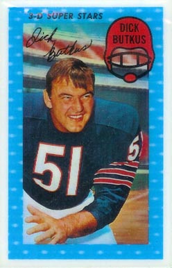 1971 Kellogg's Dick Butkus #39 Football Card