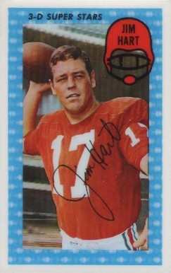 1971 Kellogg's Jim Hart #38 Football Card