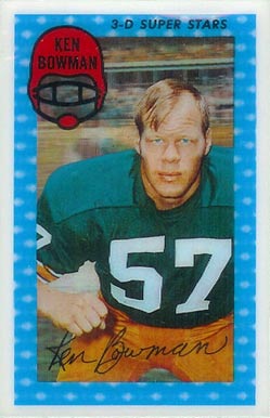 1971 Kellogg's Ken Bowman #34 Football Card