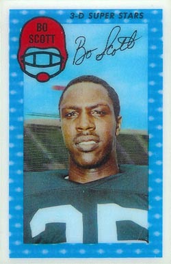 1971 Kellogg's Bo Scott #26 Football Card