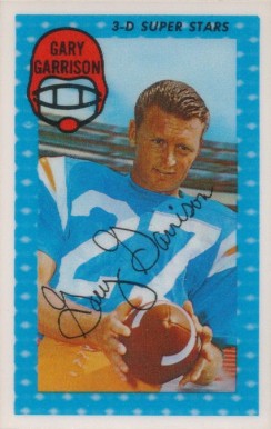 1971 Kellogg's Gary Garrison #10 Football Card