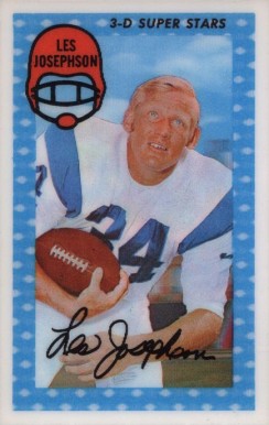 1971 Kellogg's Les Josephson #9 Football Card