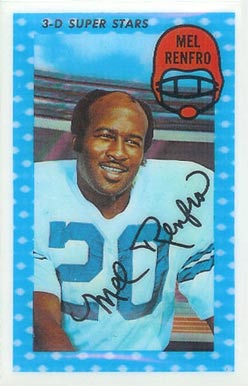 1971 Kellogg's Mel Renfro #8 Football Card