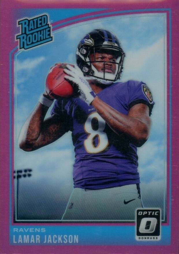 2018 Panini Donruss Optic Lamar Jackson #167 Football Card