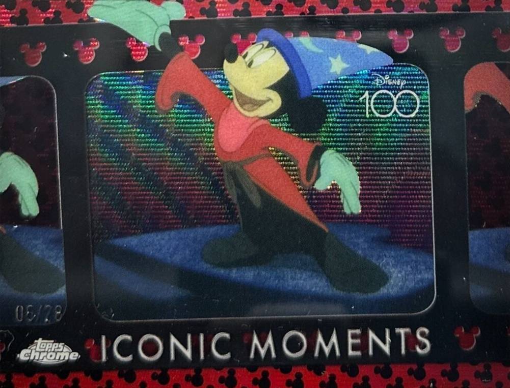 2023 Topps Chrome DISNEY100 Iconic Moments The Sorcerer’s Apprentice #IM5 Non-Sports Card