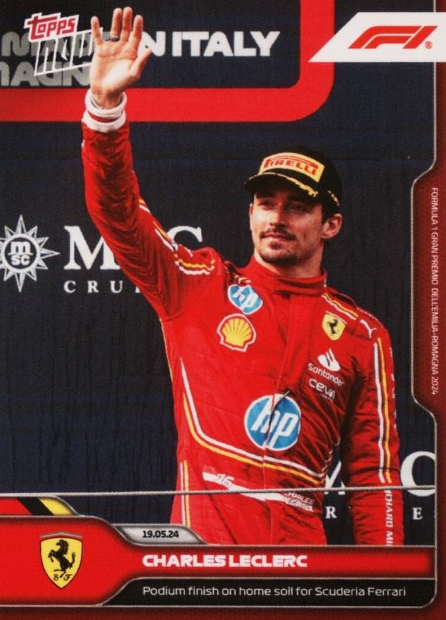 2024 Topps Now Formula 1 Charles Leclerc #15 Other Sports Card